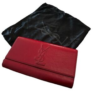 YSL Patent Leather Clutch - 100% AUTHENTIC